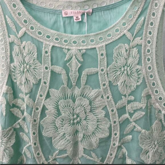 FSL + Apparel Tulle Embroidered Mini Dress - Picture 3 of 4